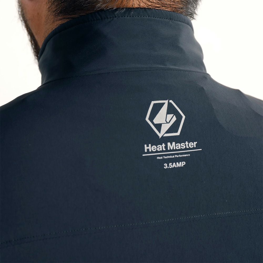 【Heat Master/ヒートマスター】 ヒートインナー電熱ジャケット スポーツタイプ 3.5AMP(XL)-06