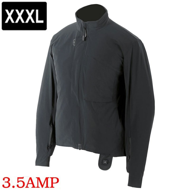 【Heat Master/ヒートマスター】 ヒートインナー電熱ジャケット スポーツタイプ 3.5AMP(3XL)-01