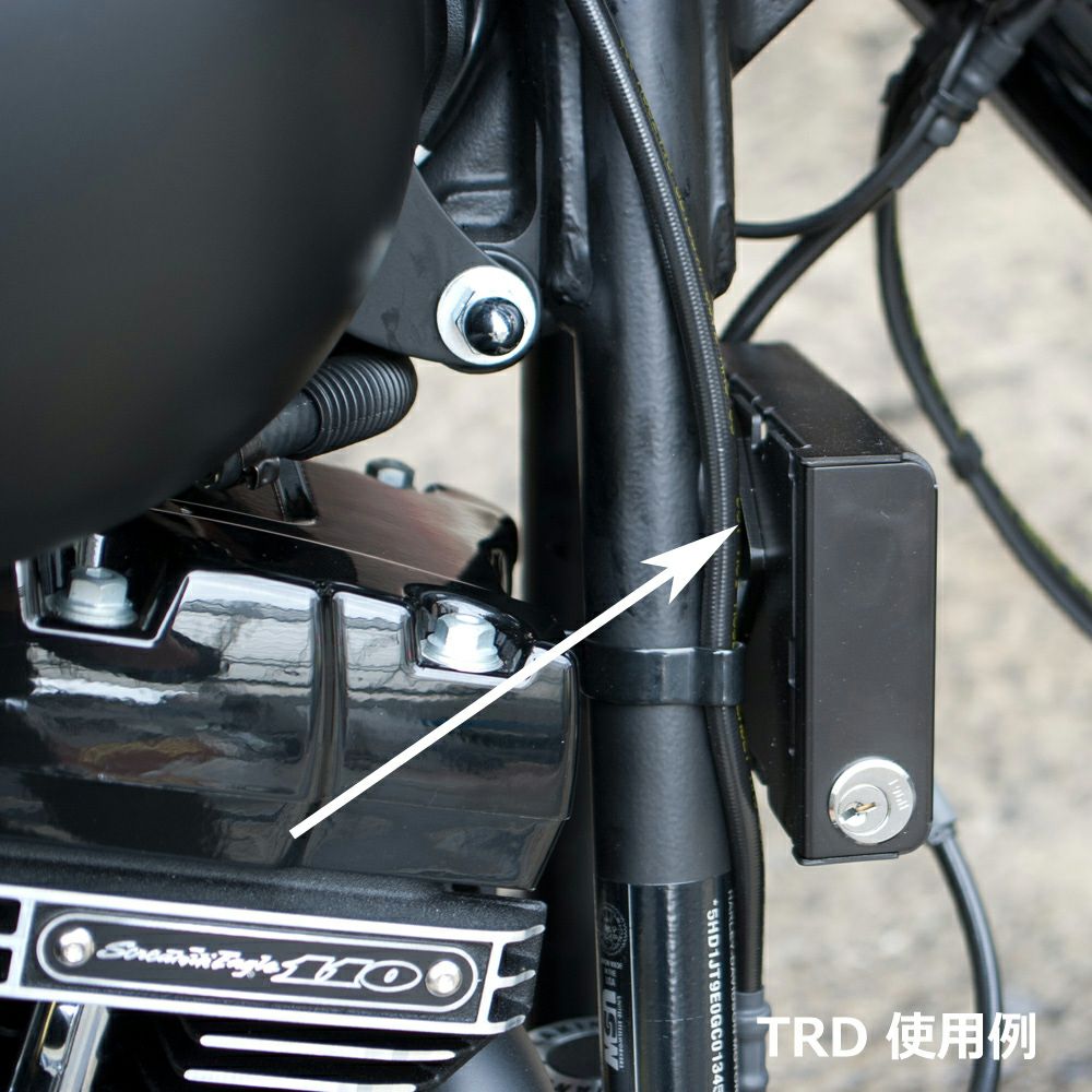 寺田モータース ETCロックケース用ステー ソフテイル-03