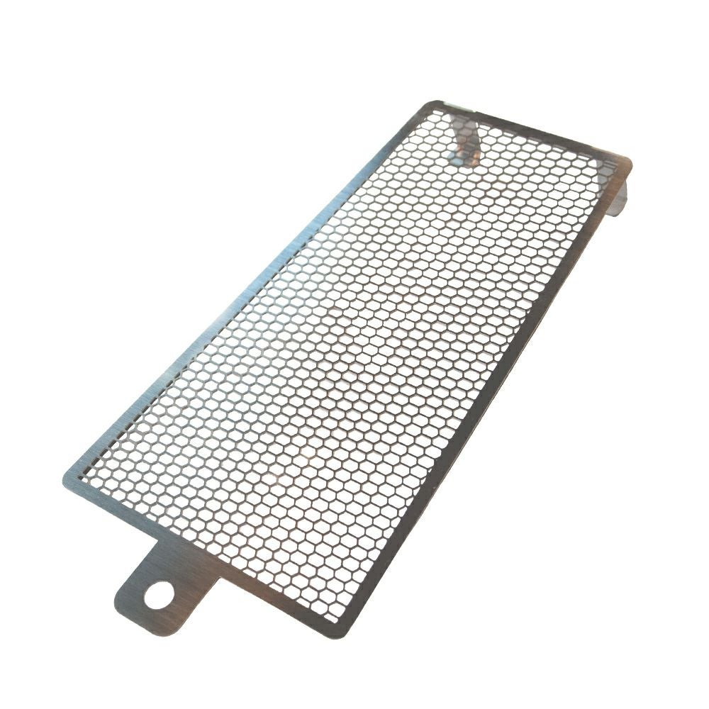 寺田モータース オイルクーラーコアガード M8ソフテイル用 シルバー-02