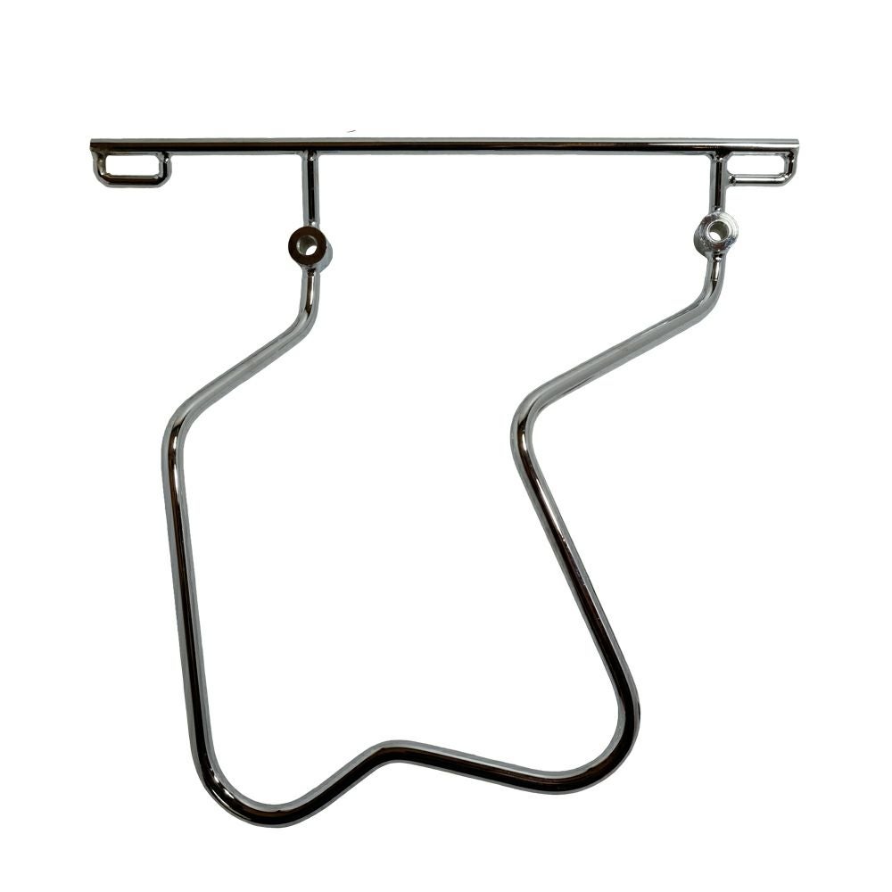 寺田モータース スポーツスター用サドルバッグサポート クローム-01