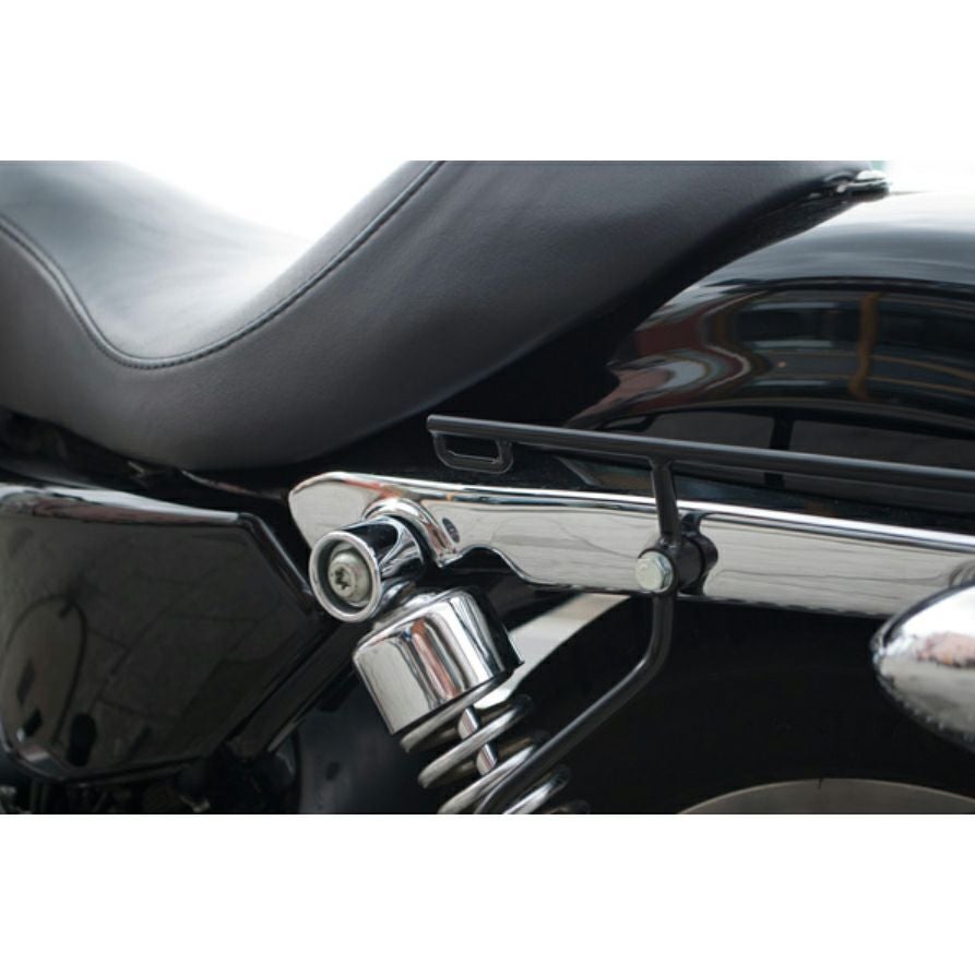 寺田モータース スポーツスター用サドルバッグサポート ブラック-03