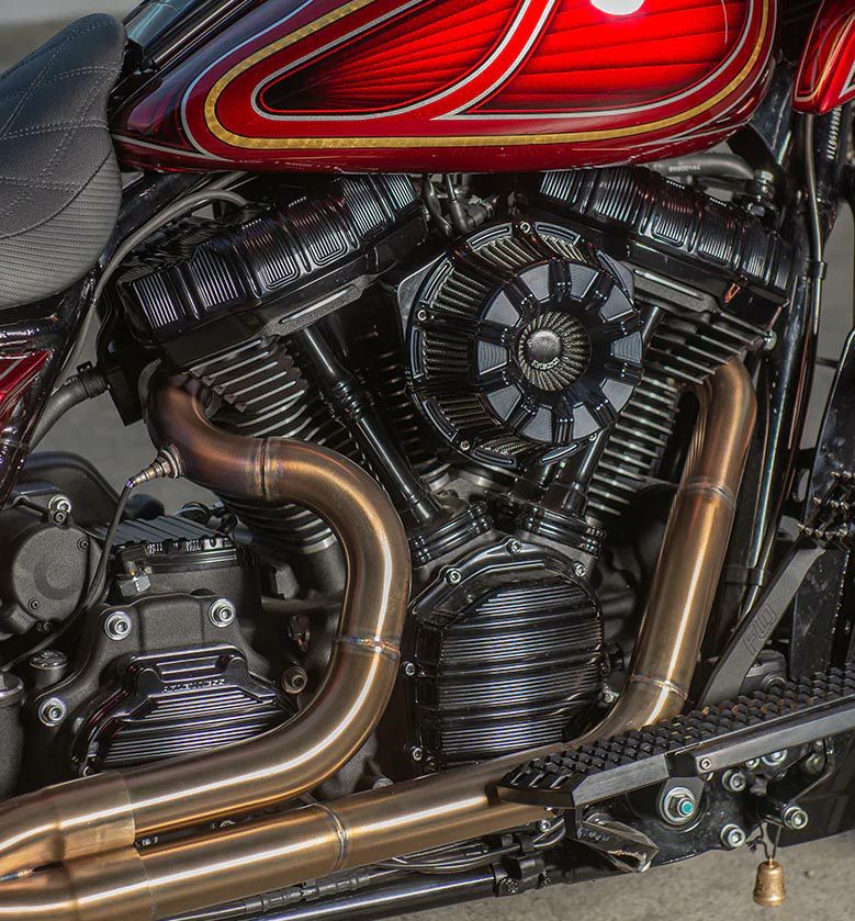 Arlen Ness 10ゲージ・INVERTEDエアクリーナー オールブラック-03