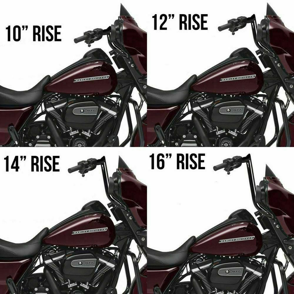 Factory47 ASSAULT ハンドルバー FLHX/FLHT グロスブラック 10インチ-02