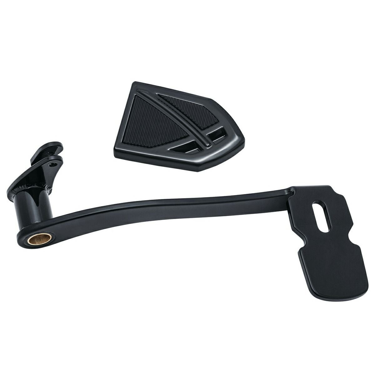 Kuryakyn エクステンドブレーキペダル/ファントムパッド グロスブラック-02