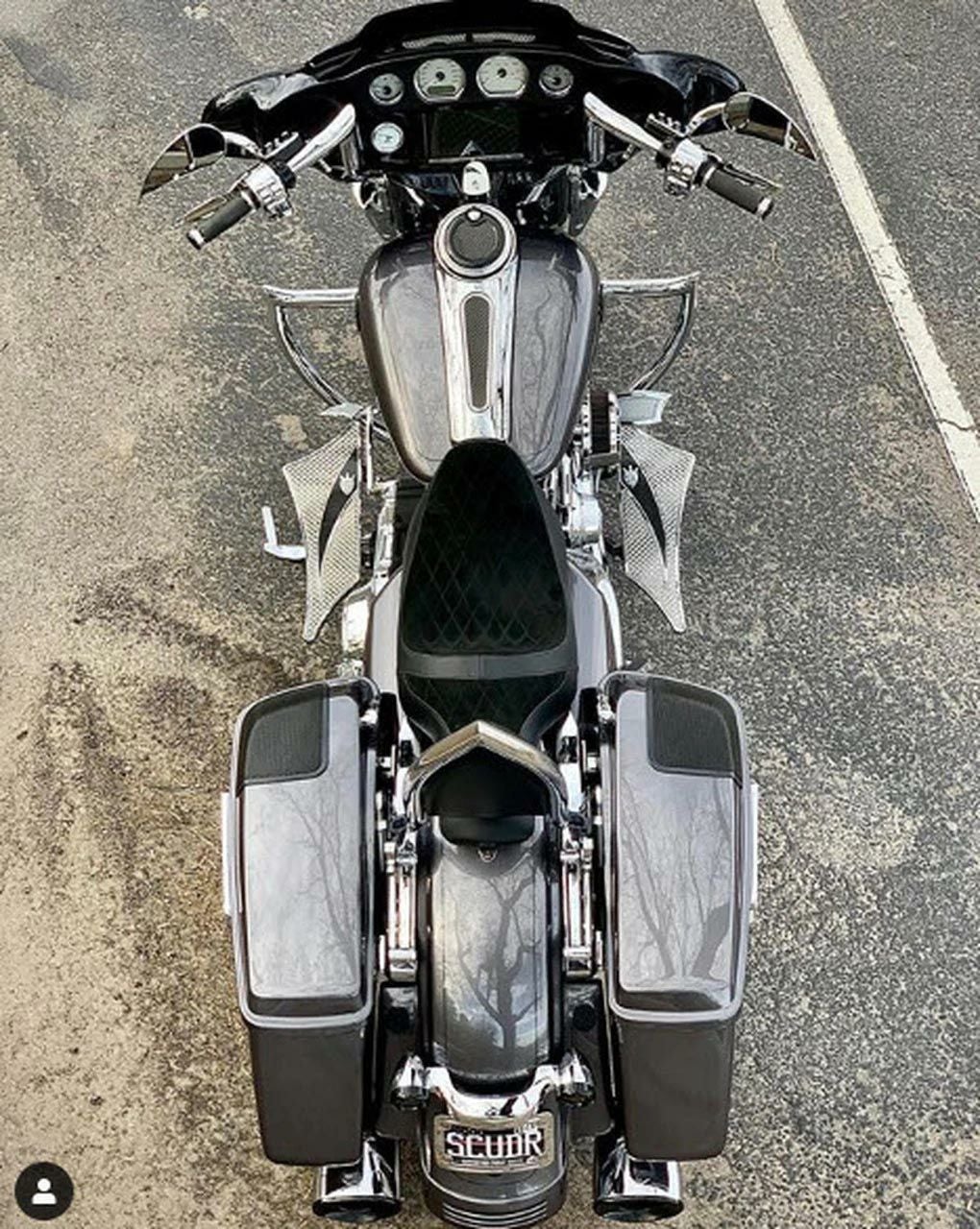 Factory47 ASSAULT ハンドルバー FLHX/FLHT クローム 10インチ-02