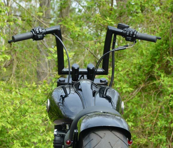 Todds Cycle 1.25インチ STRIP ハンドルバー マットブラック 10