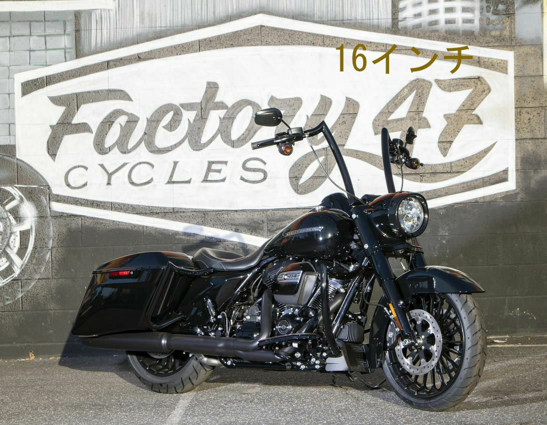 Factory47 MALO ハンドルバー グロスブラック 14インチ-03