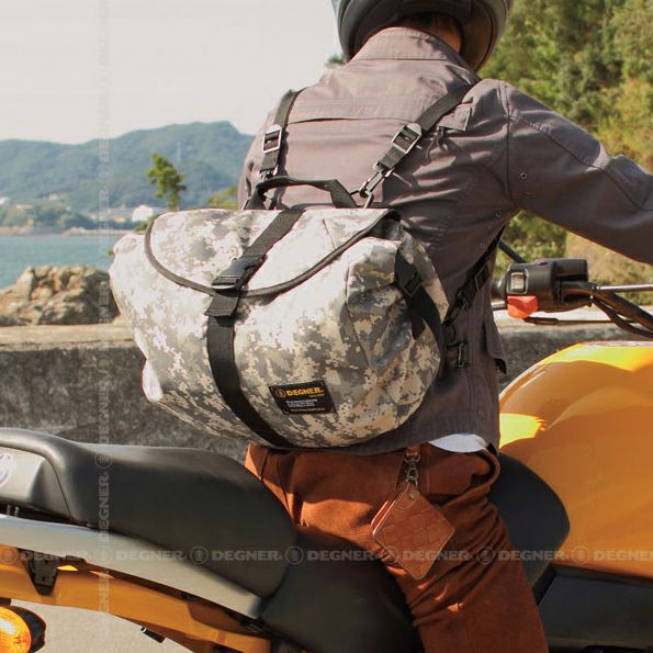 デグナー ナイロンサイドバッグ ブラック-05