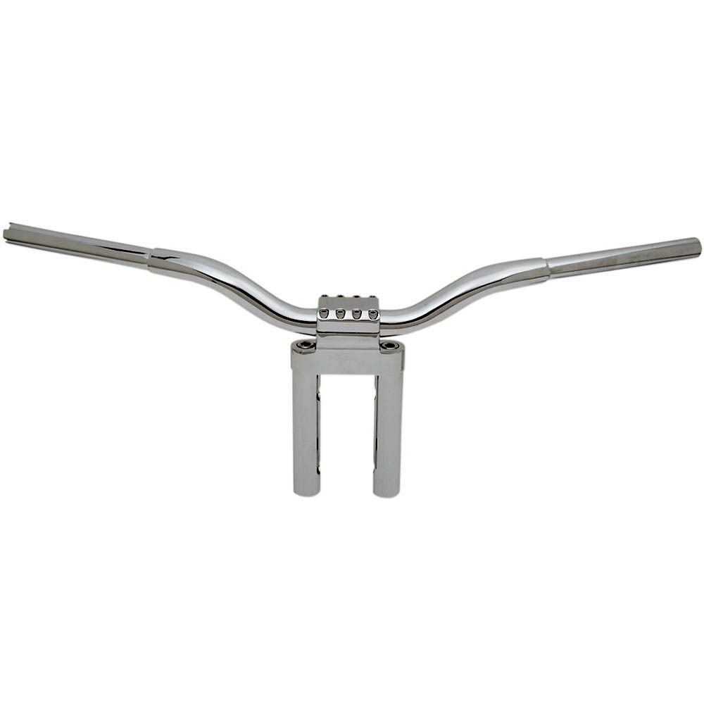 LAチョッパーズ ケージファイター Tハンドルバー ストレートライザー クローム　8インチ-02
