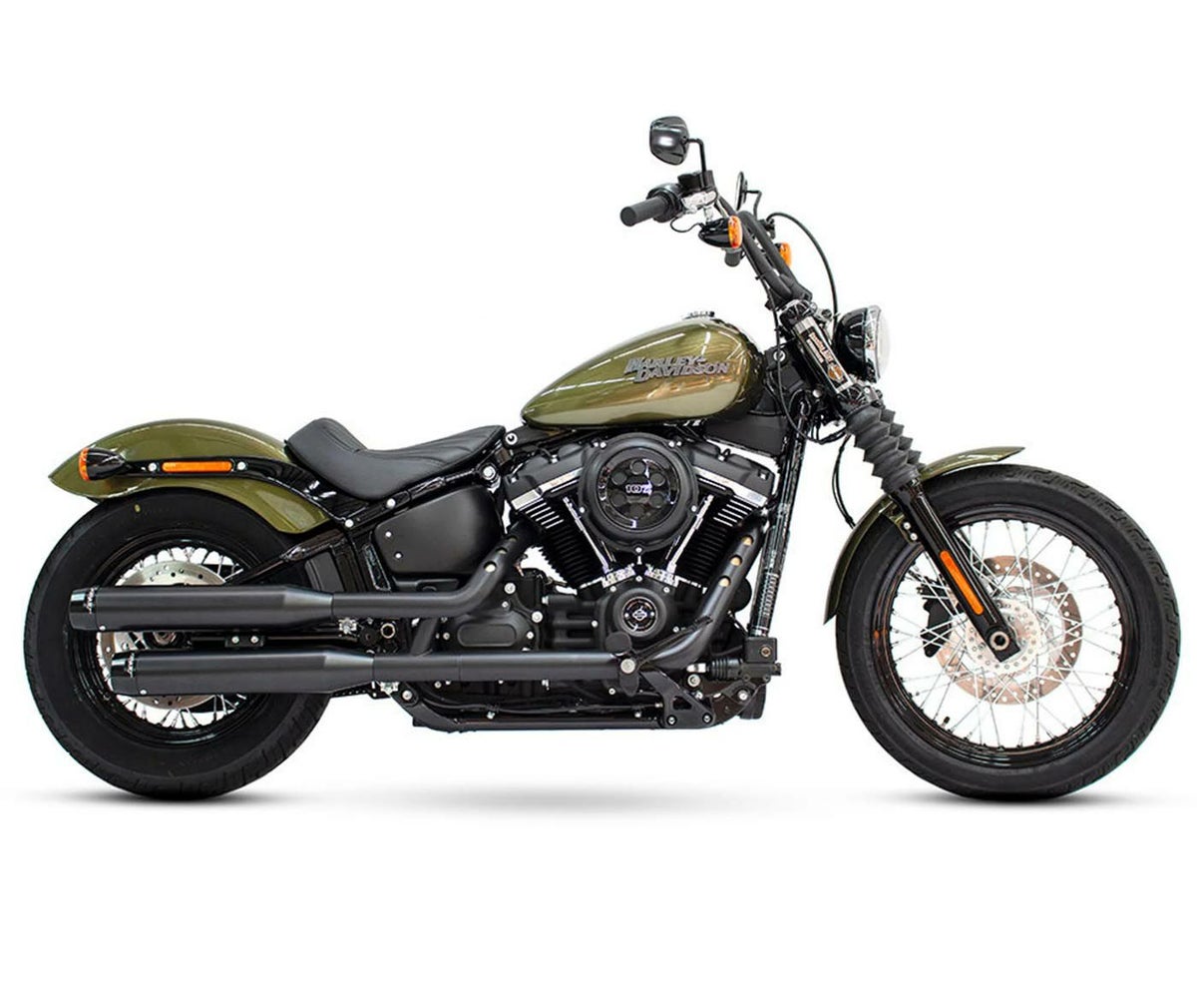 Rinehart 3.5インチ・スリップオンマフラー クラシックエンドキャップ ブラック-02