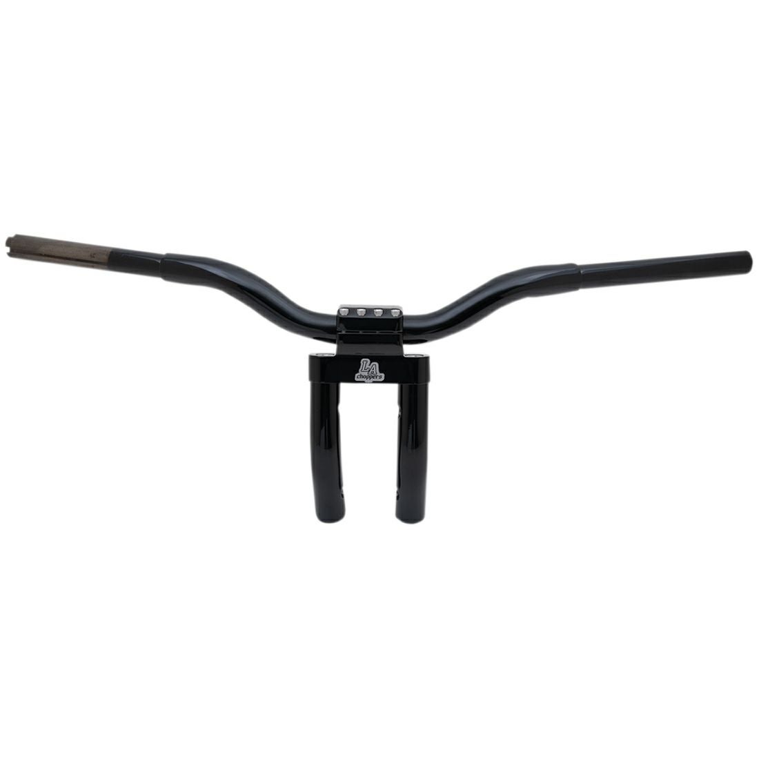 LA Choppers ケージファイター Tハンドルバー/プルバックライザー グロスブラック　9インチ-02