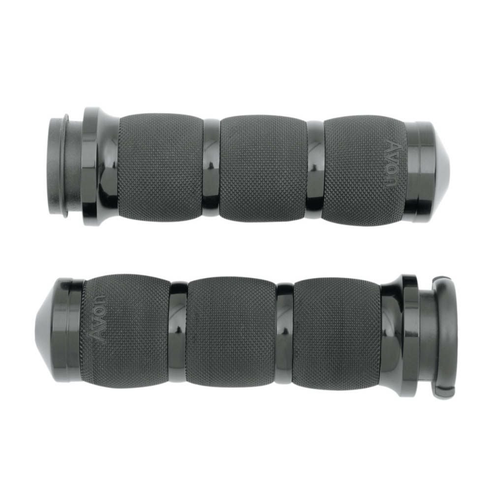 AVON GRIP　エアクッション・ハンドグリップ　ブラック　電子制御スロットル車-01