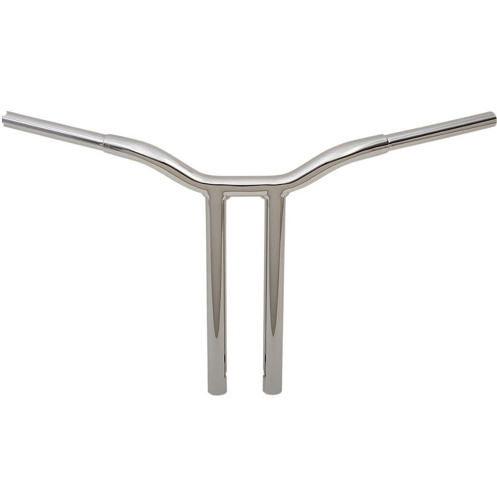 LA Choppers ワンピース ケージファイター Tハンドルバー ストレートライザー　クローム　16インチ-04