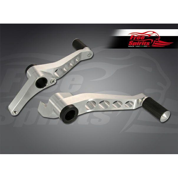 Free Spirits フォワードコントロール用ブレーキペダル/シフトペダルキット シルバー-03