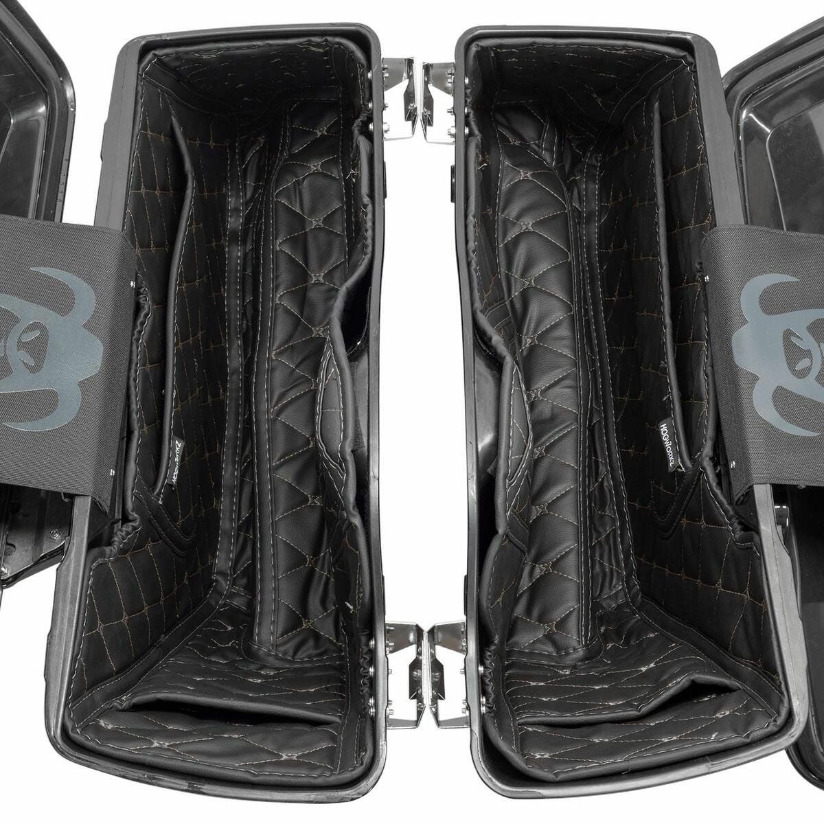 HOG WORKZ ストレッチサドルバッグ用ライナー ブラック/ブラックステッチ-02