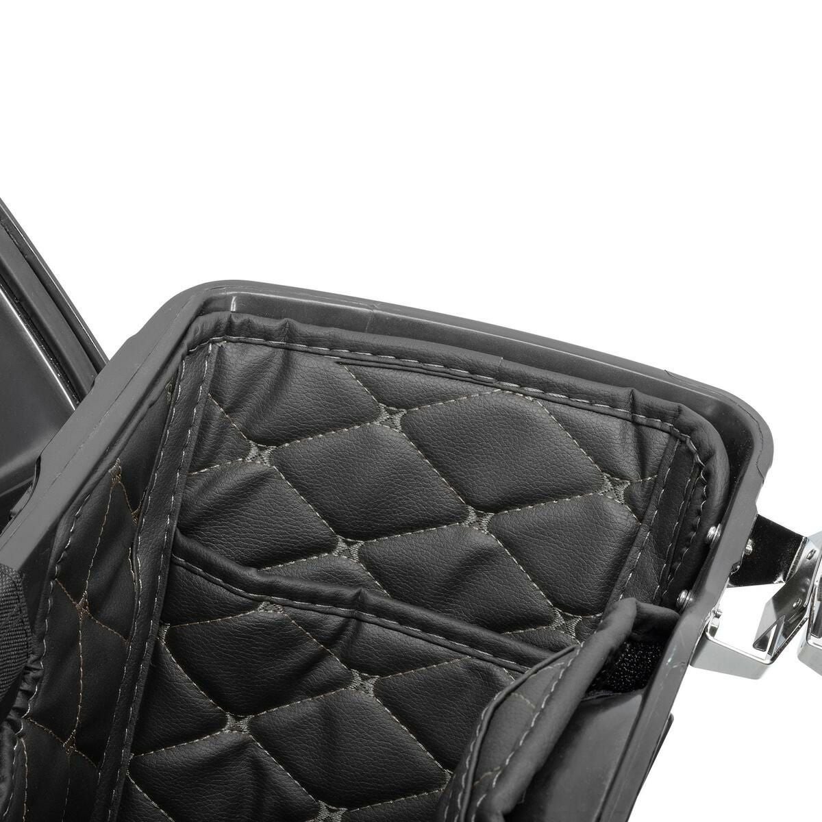 HOG WORKZ ストレッチサドルバッグ用ライナー ブラック/ブラックステッチ-04