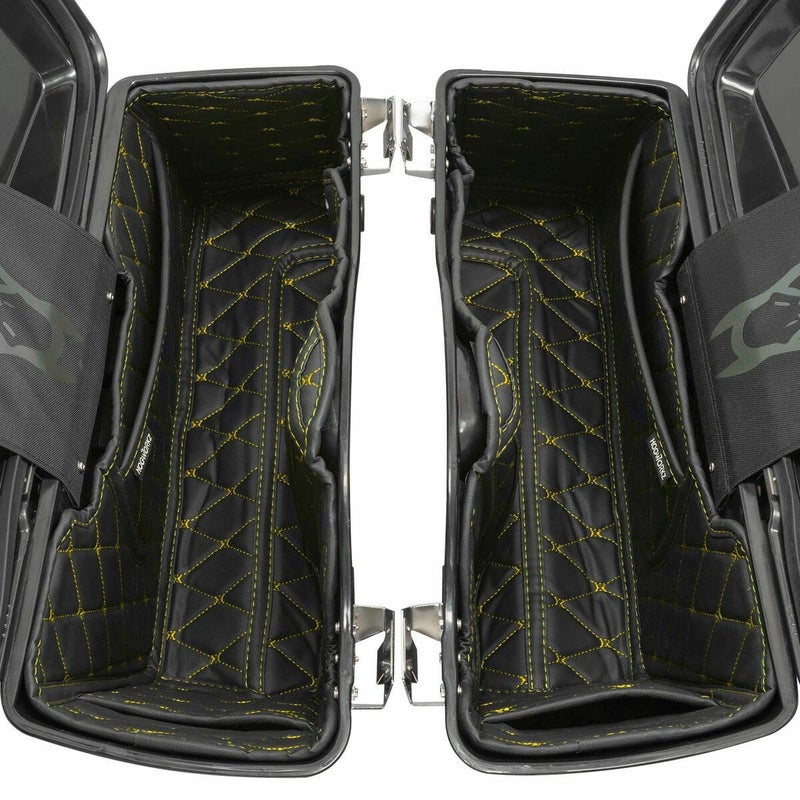 HOG WORKZ スタンダードサドルバッグ用ライナー ブラック/ゴールドステッチ-02