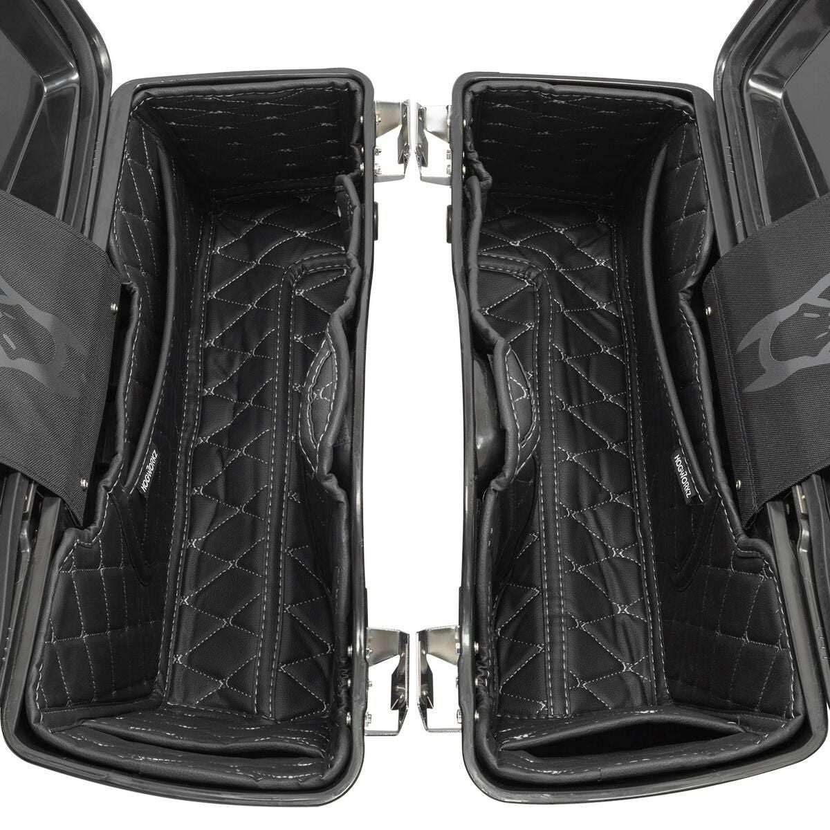 HOG WORKZ スタンダードサドルバッグ用ライナー ブラック/シルバーステッチ-02