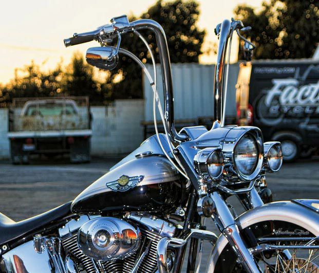 Factory47 VICLA ハンドルバー クローム 18インチ |ハーレーパーツ専門