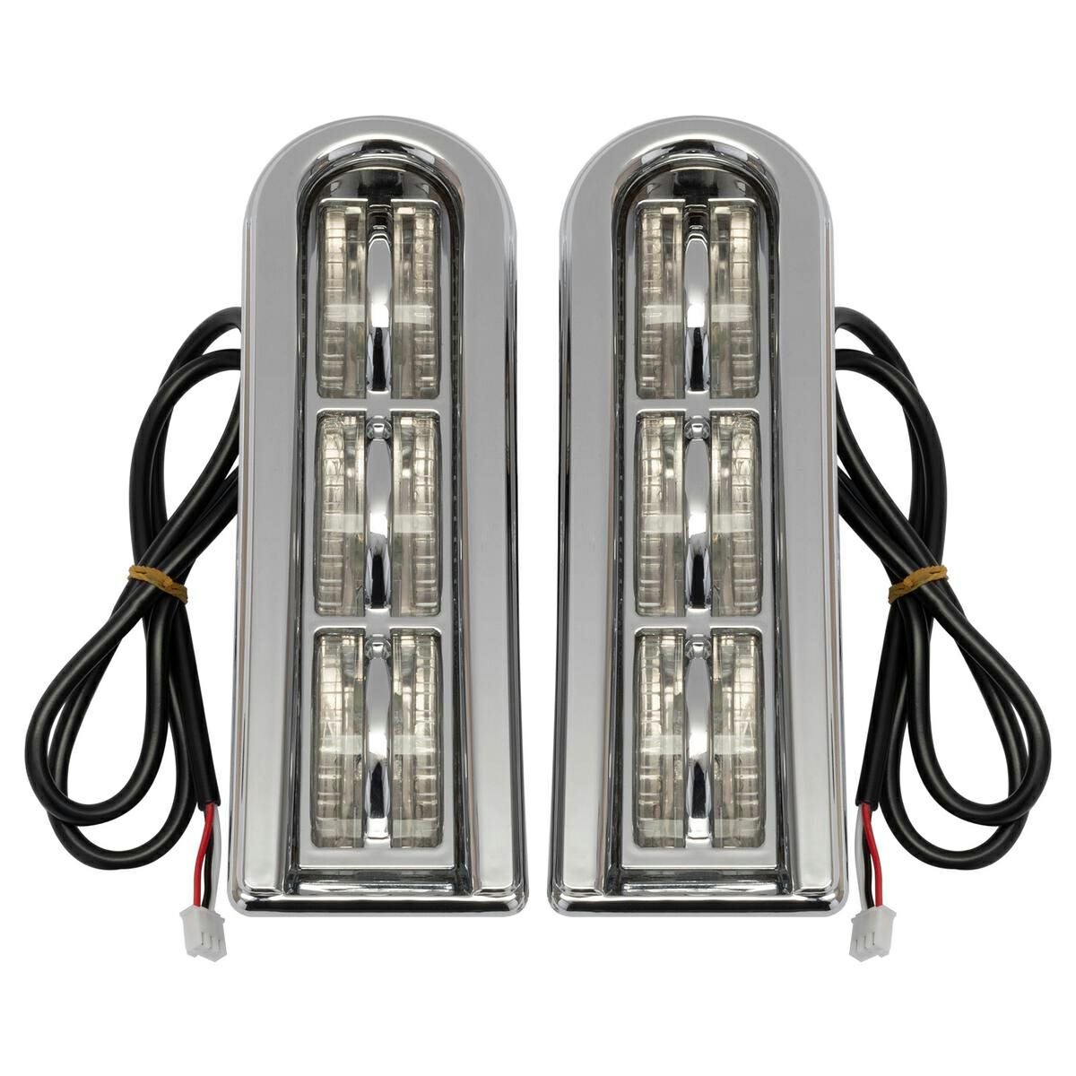 HOG WORKZ サドルバッグサポート用LEDフィラーインサート クローム-04