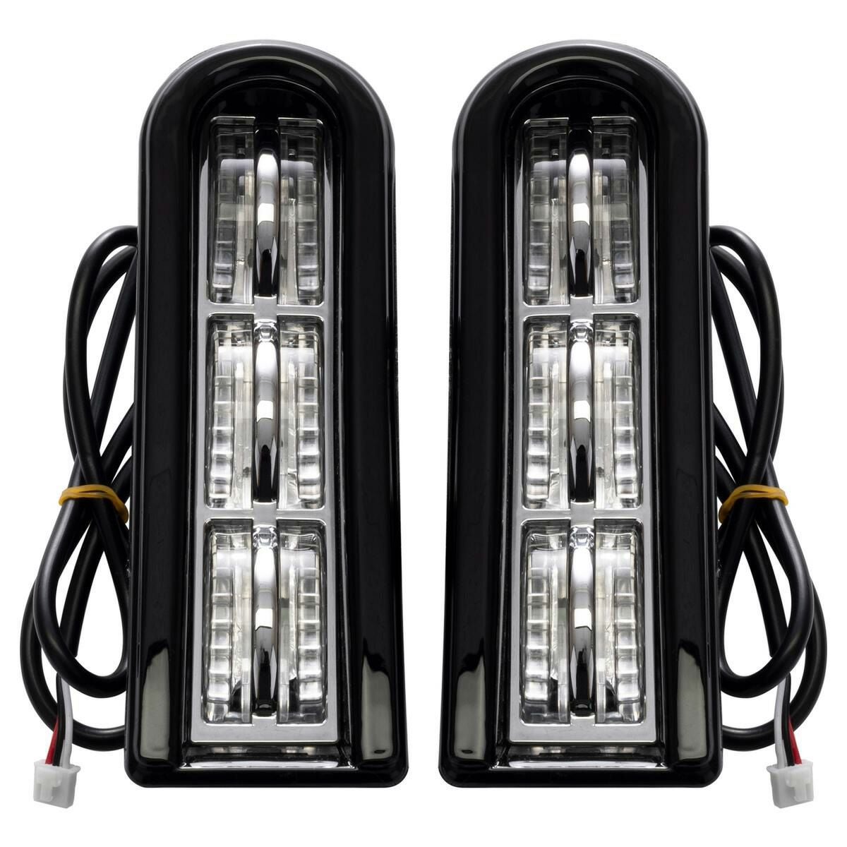 HOG WORKZ サドルバッグサポート用LEDフィラーインサート ブラック-01