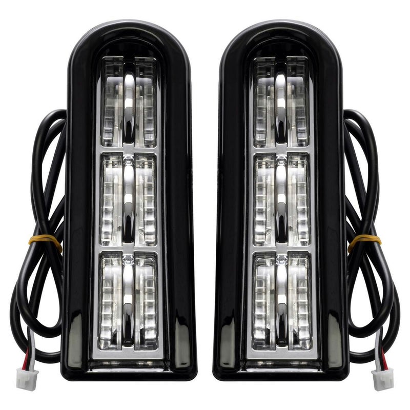 HOG WORKZ サドルバッグサポート用LEDフィラーインサート ブラック-01