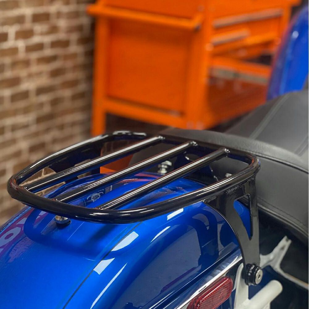 HOG WORKZ M8ソフテイル・ソロシート用ラゲッジラック ブラック-01