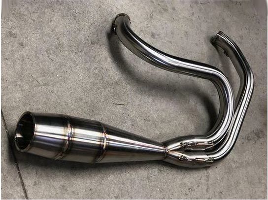 1970～1983 ショベルヘッドフルエキゾースト・マフラー ブラック