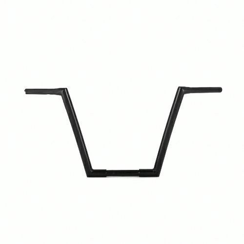 カルリーニデザイン イーブル・エイプハンドルバー 1.25インチ 12インチ高 ブラック-02