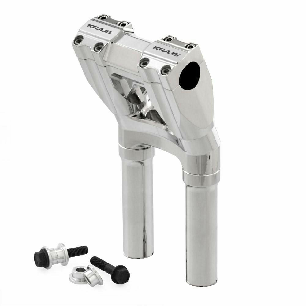 パウコ　ライザー　ハーレー　オールドクローム　ビンテージ パウコタイプ 3インチスクエアライザー SR400/500 / 2％er