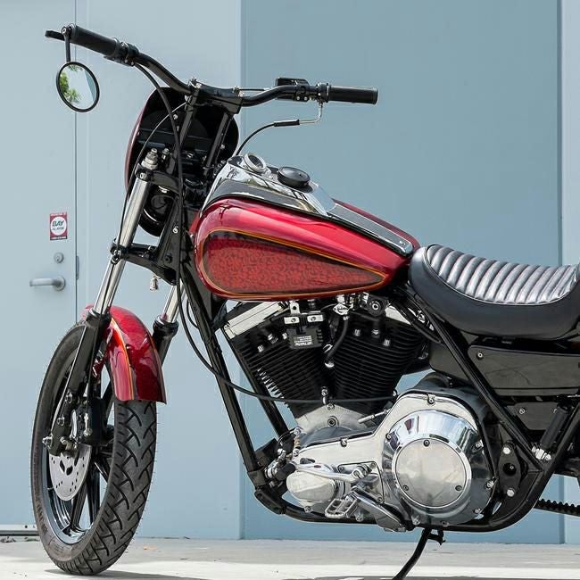 Biltwell トラッカーハンドルバー ディンプル付 ブラック-02
