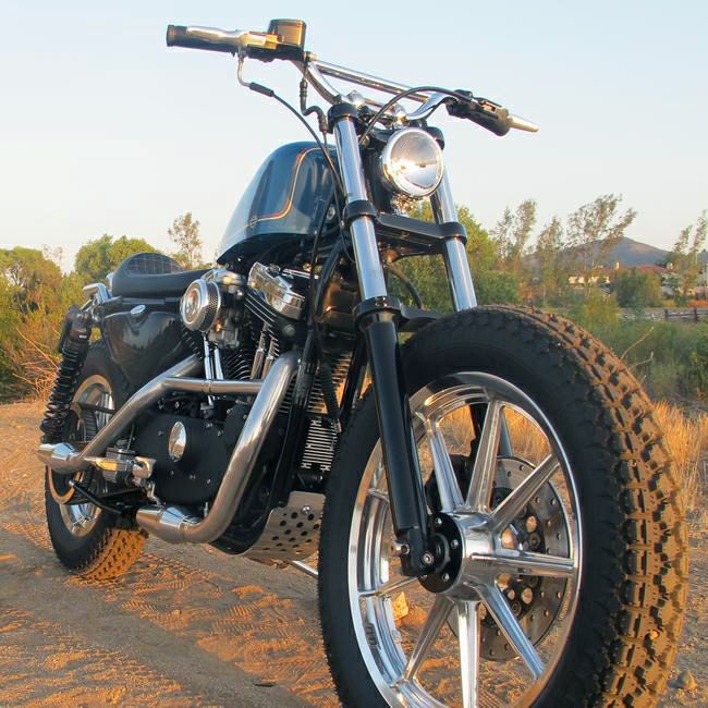 Biltwell モトハンドルバー TBW用 クローム-05