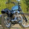 Biltwell モトハンドルバー ディンプル付 クローム-02