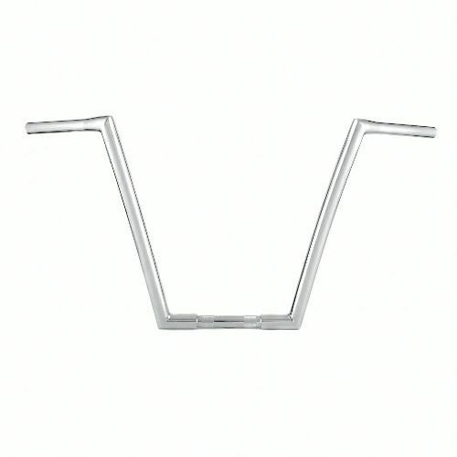 カルリーニデザイン イーブル・エイプハンドルバー 1.25インチ 17インチ高 クローム-02