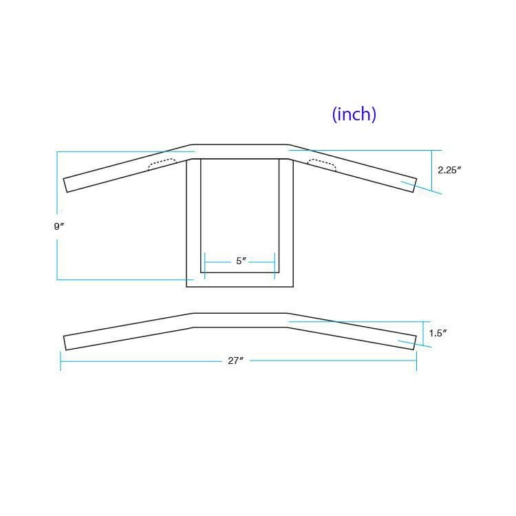 Biltwell ウィンドウハンドルバー ディンプル付 クローム-03