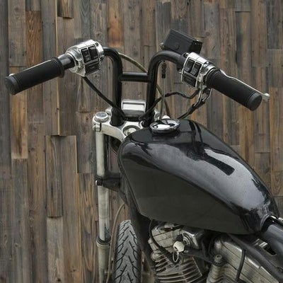 ゼロドラッグバー TBWプラグ付き クローム Biltwell |ハーレーパーツ 