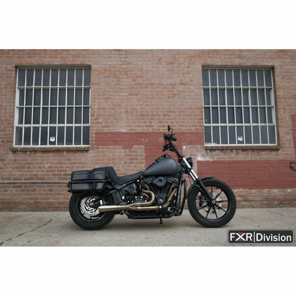 FXRディビジョン ダイレクトマウント・バッグレールシステム M8ソフテイル クロームラッチ-04