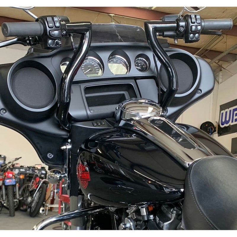 VINDIKTA フープティーズ・ストリートグライド Tハンドルバー 14インチ ブラック-01