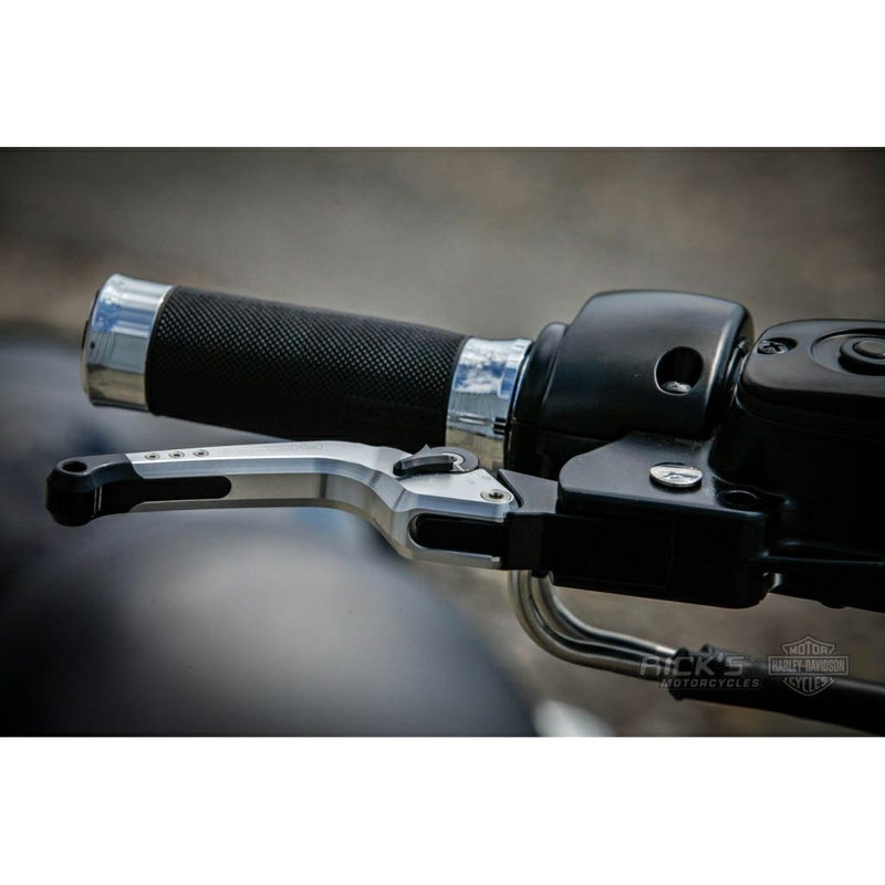 Ricks Motorcycles グッドガイズ・アジャスタブルレバーキット スポーツスター シルバー/ブラック-01