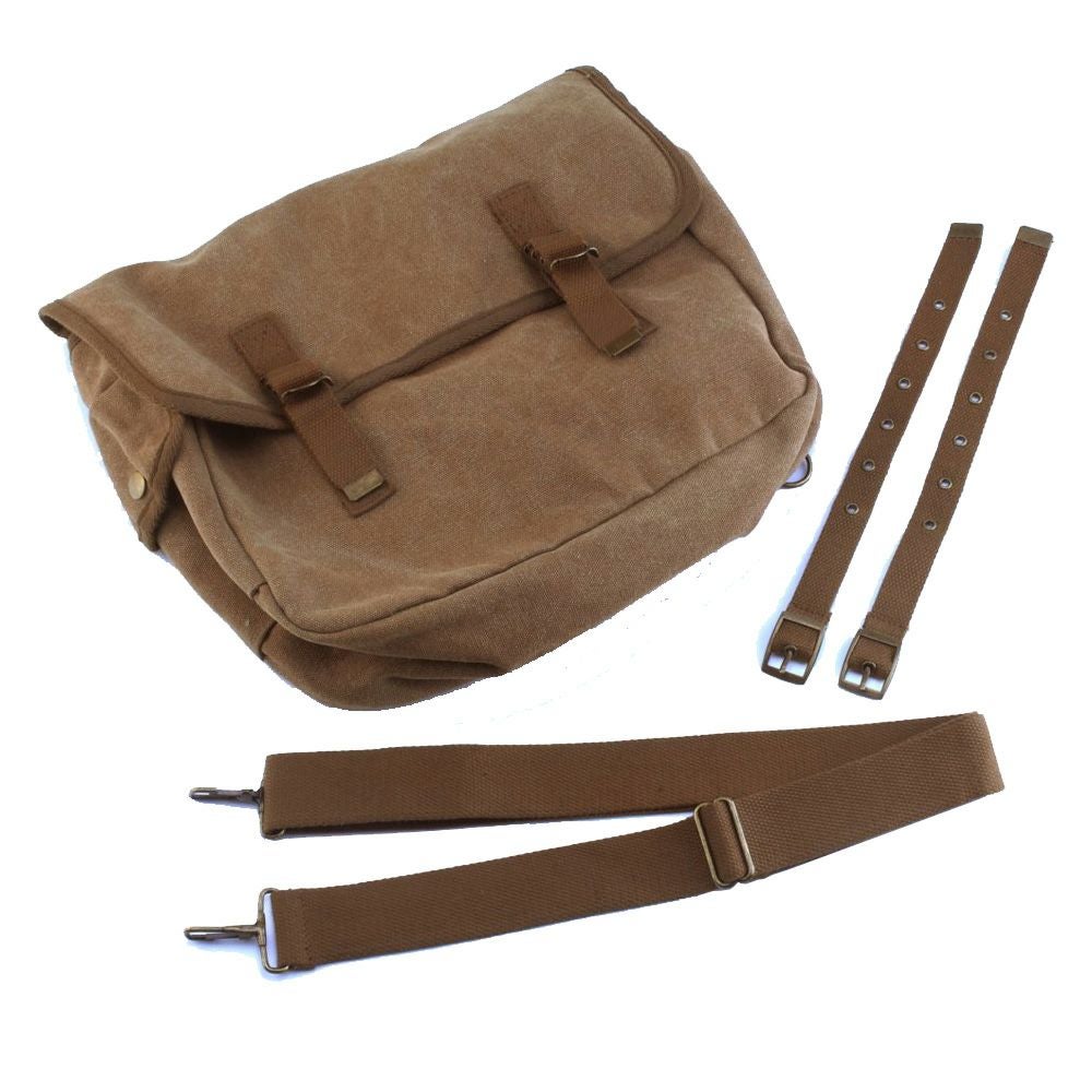 DIN マーケット キャンバス サドルバッグ オリーブ-03