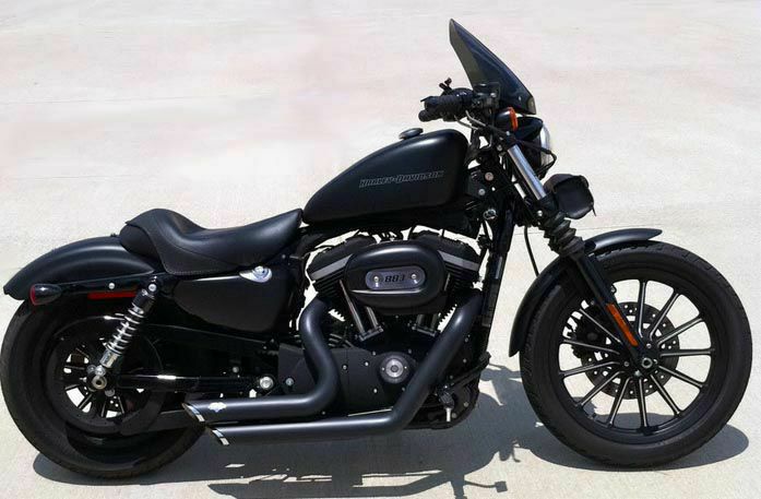 ナショナルサイクル(National Cycle) GLADIATOR・コンパクト・ウインドシールド クロームマウント　ダークカラー-01