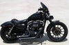 ナショナルサイクル(National Cycle)GLADIATOR・ウインドシールド クロームマウント　ダークカラー-01