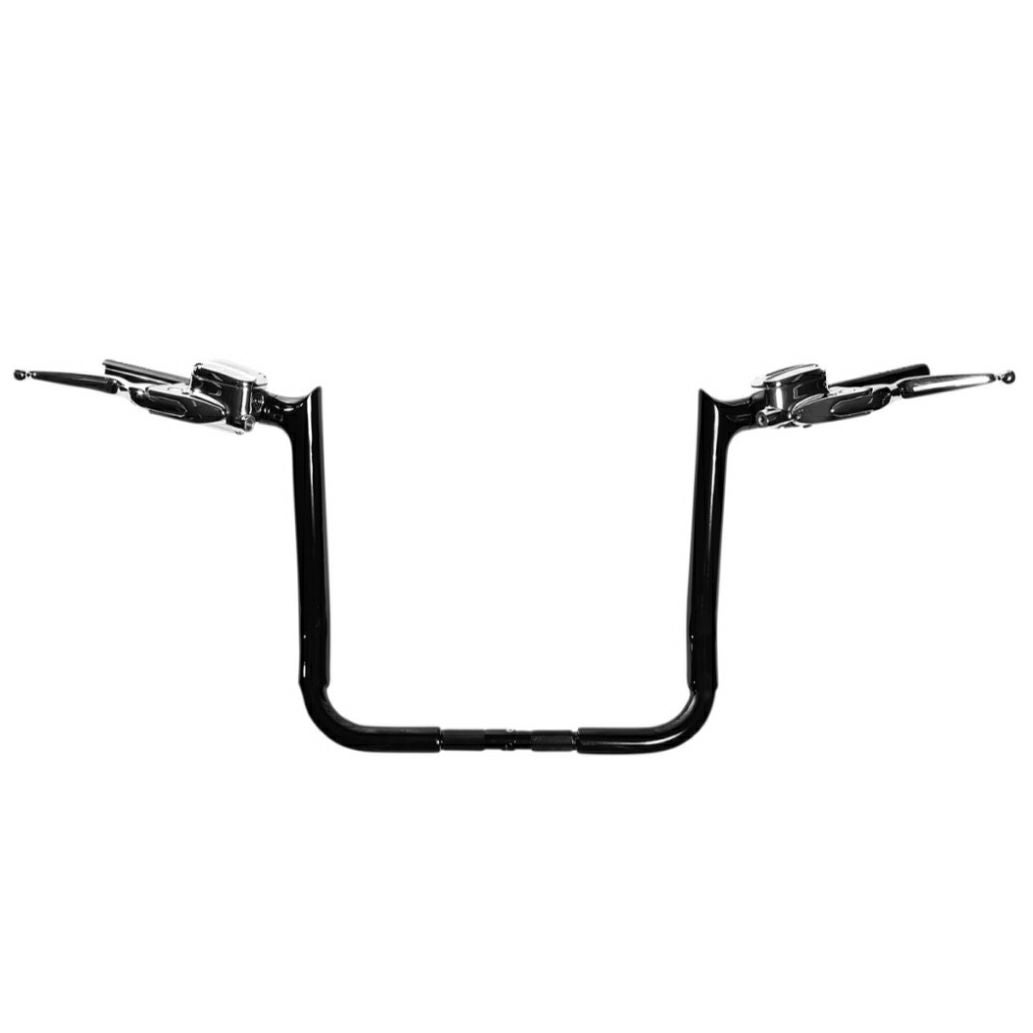 Fat Baggers 1.5インチ・ポインテッドトップ ハンドルバー ケーブル付キット 14インチ ブラック-02