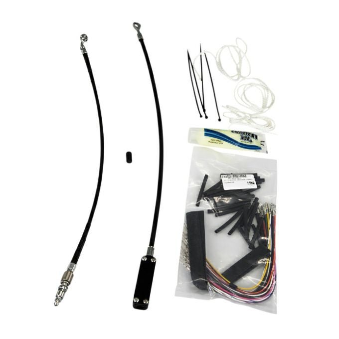 Fat Baggers 1.5インチ・ポインテッドトップ ハンドルバー ケーブル付キット 16インチ ブラック-04