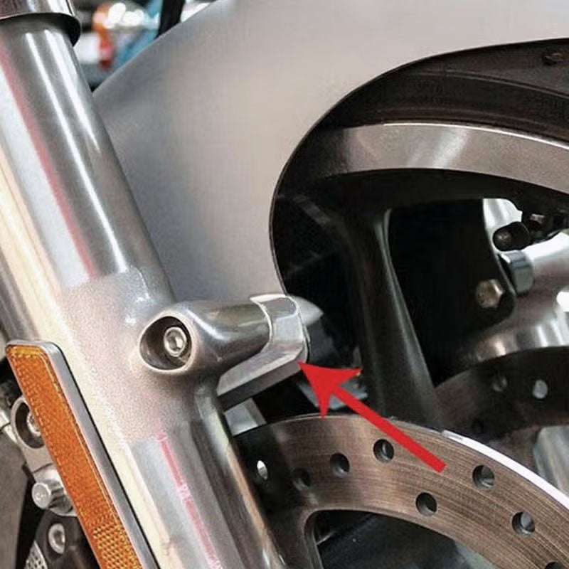 Paul Yaffe's Bagger Nation フェンダーアダプター　クローム　21インチホイール用-02