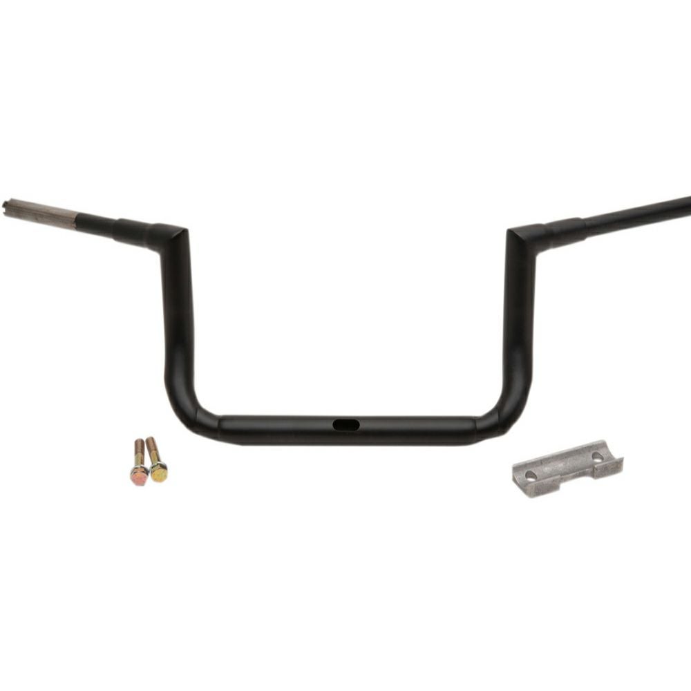 LAチョッパーズ GRANDE TWIN PEAKS 1.5インチ ハンドルバー フラットブラック 10インチ-01