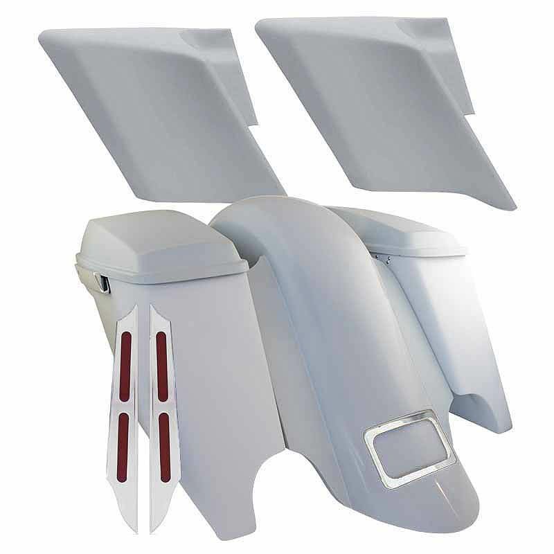 Paul Yaffe's Bagger Nation SWOOP リアエンドキット クロームLEDライト付-01