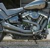 S＆S Grand National 2into2 エキゾースト ブラック 触媒コンバータ付　M8 Fat Bob-01