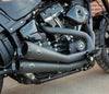 S＆S Grand National 2into2 エキゾースト ブラック 触媒コンバータ付　M8 Fat Bob-03